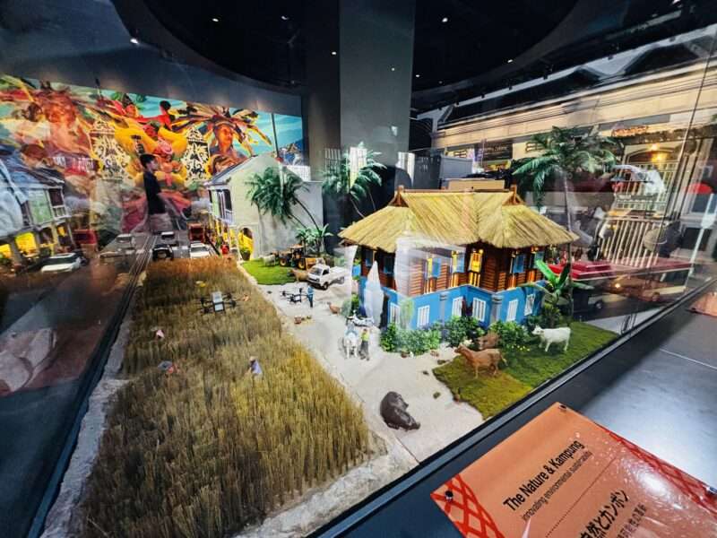 大阪万博2025のマレーシアパビリオンの内部の写真