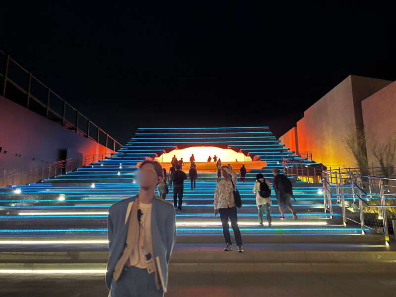 大阪万博2025のスペインパビリオン外観の写真