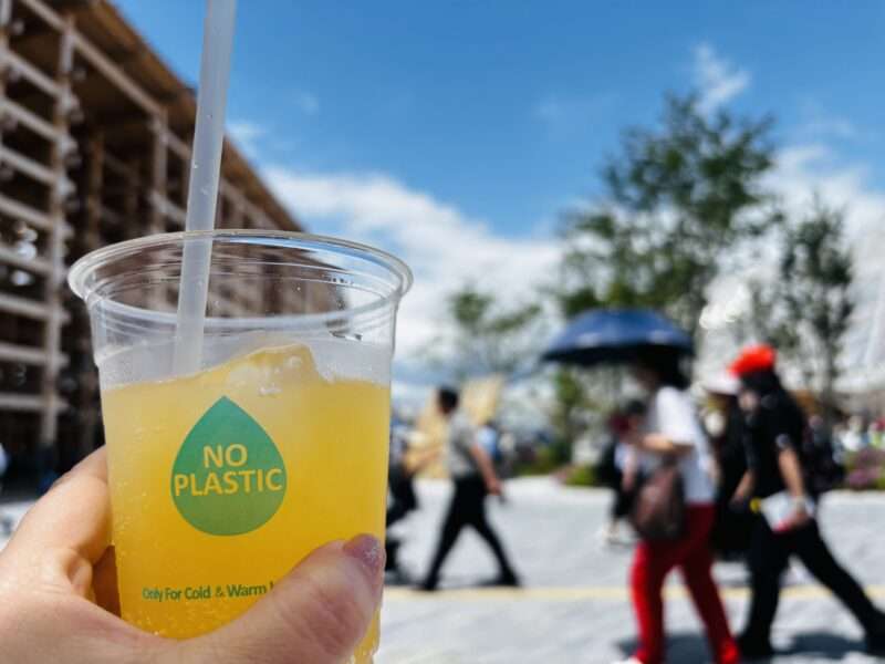 大阪万博２０２５のキッチンカーで購入したドリンク