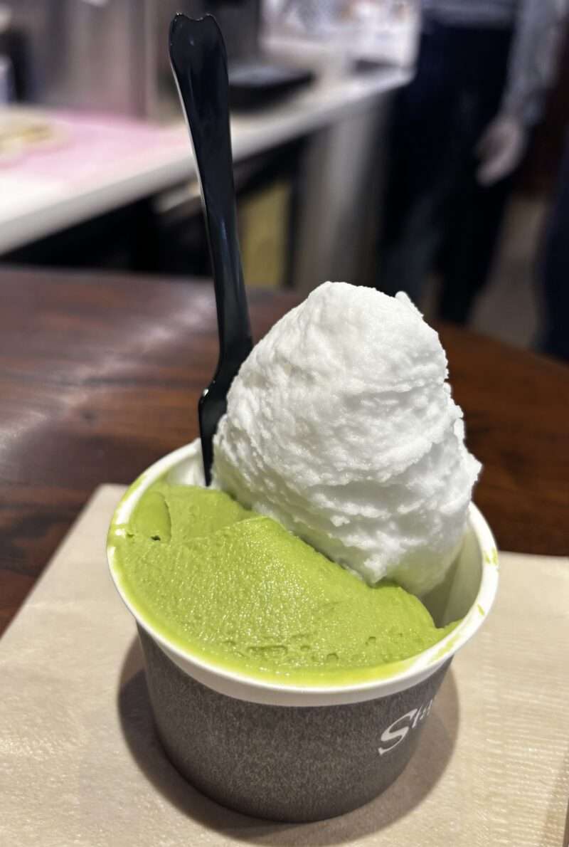 有馬温泉のジェラート店のジェラート