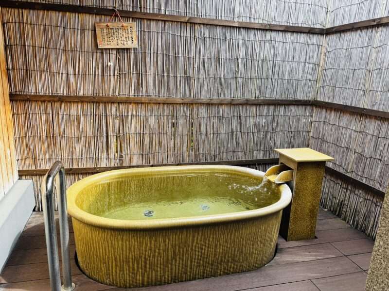 有馬温泉のホテル康貴の貸切露天風呂