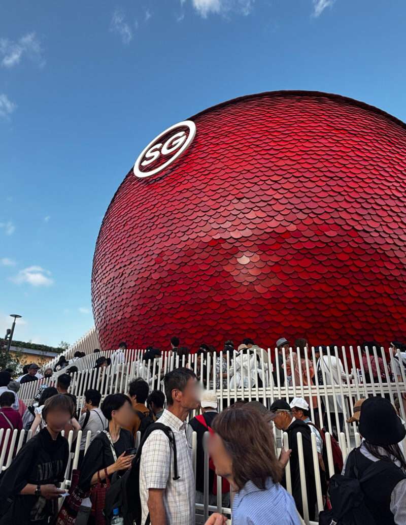 大阪万博2025のシンガポールパビリオン外観の写真