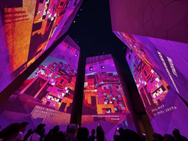 大阪万博2025のサウジアラビアパビリオン内部の写真