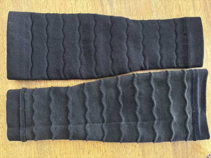 着圧ソックスサポータータイプひだひだ付き裏表