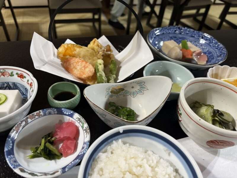 高野山宿坊天徳院の夕食