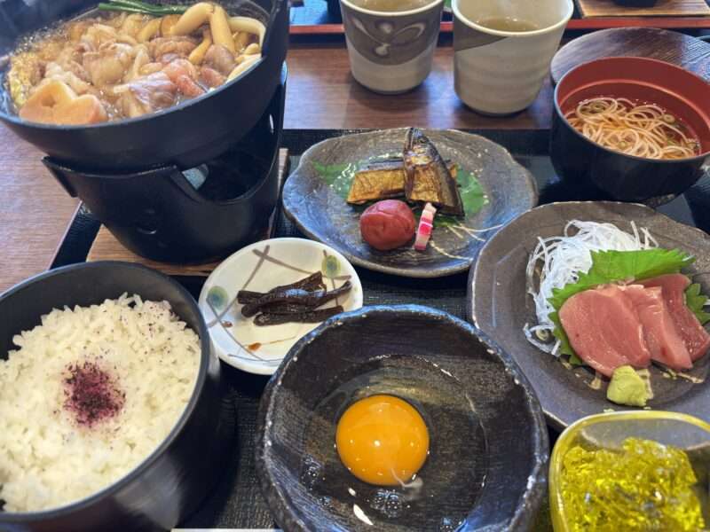 熊野牛のすき焼き