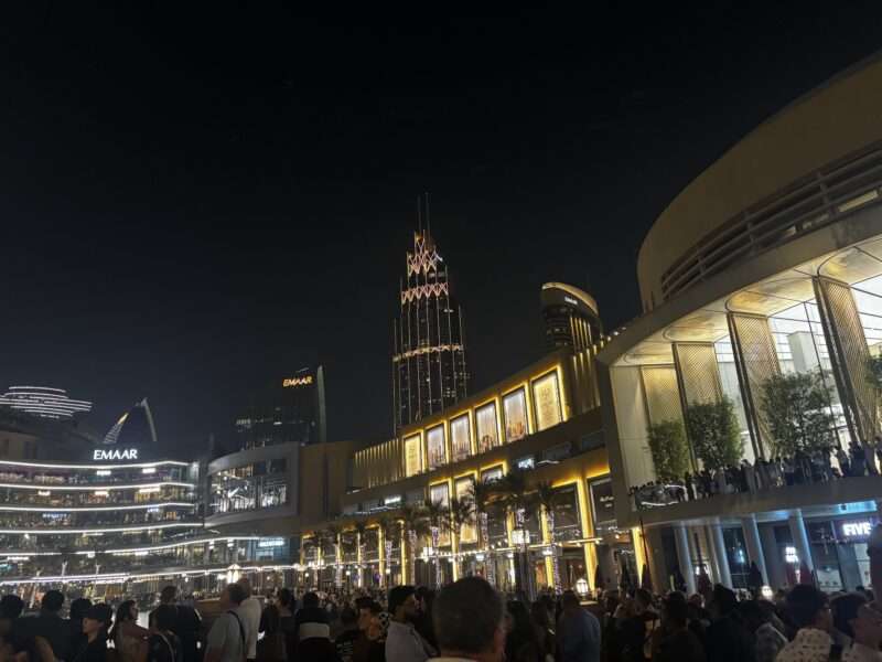 ドバイモールの夜
