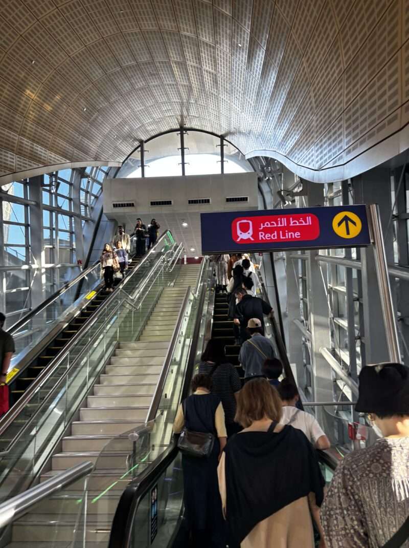 ドバイメトロのエレベーター