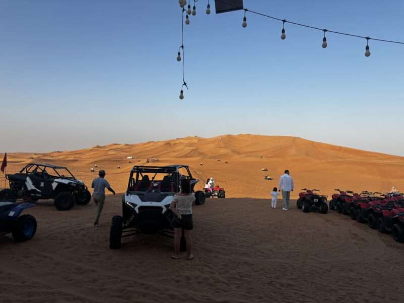 ドバイ砂漠ツアーの始まり場所