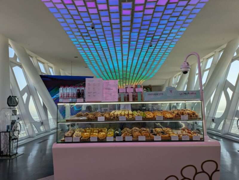ドバイフレーム展望台にあるスイーツ売り場