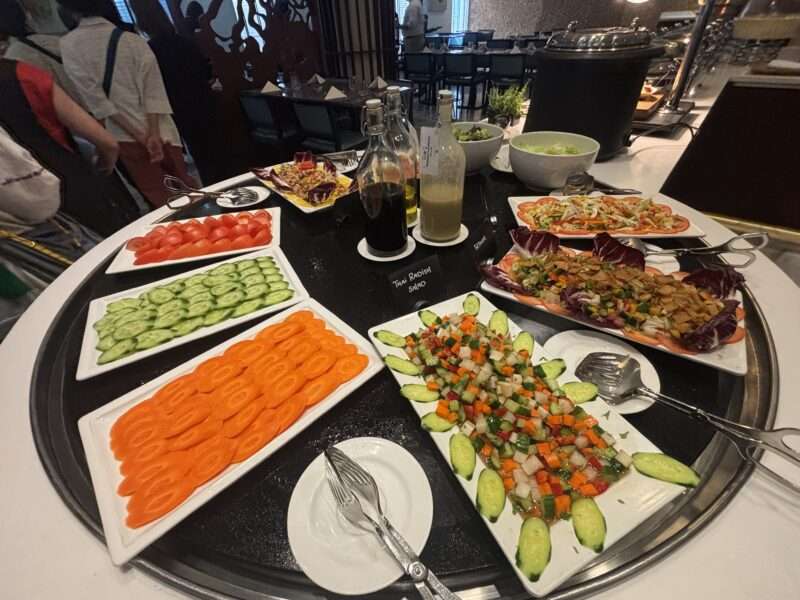 ドバイのレストラン「Senses」の食事