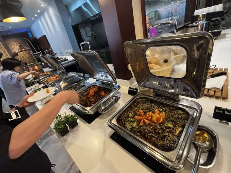 ドバイのレストラン「Senses」の食事