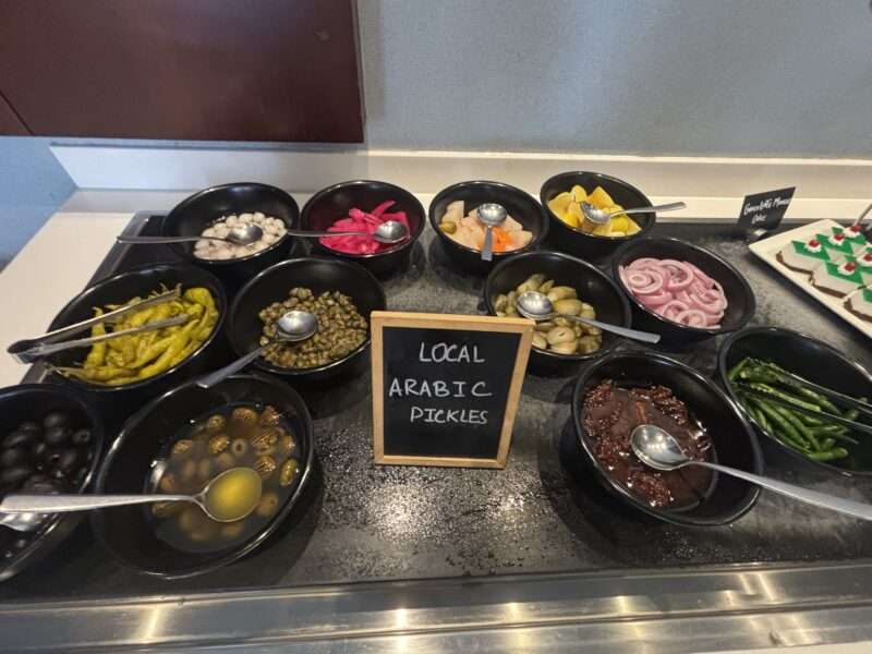 ドバイのレストラン「Senses」の食事