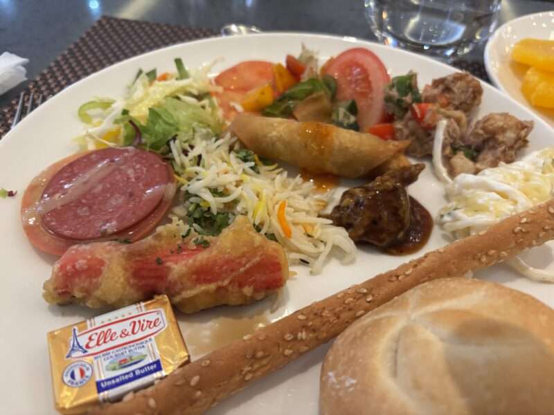 ドバイのレストラン「Senses」の食事