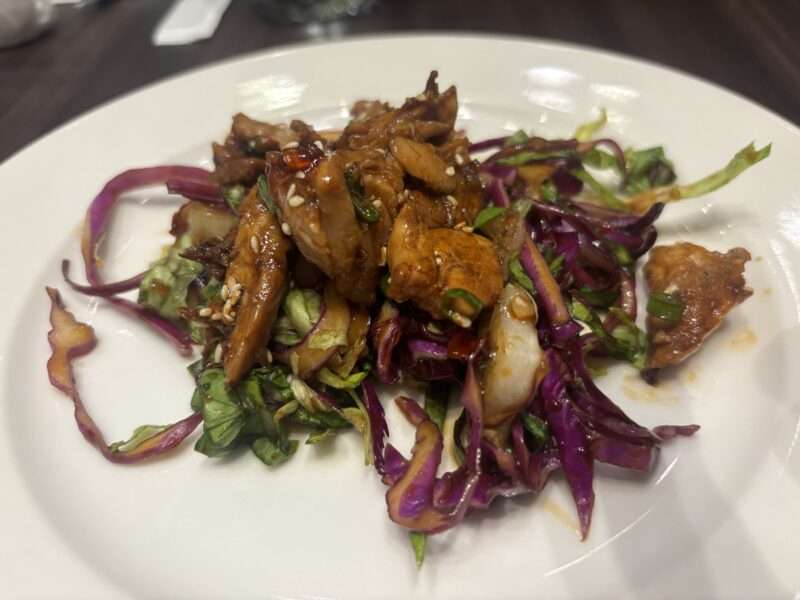 ドバイのレストランWoxの料理