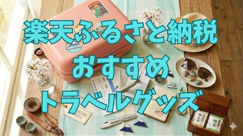 楽天ふるさと納税から選んだトラベルグッズ