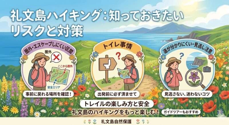 礼文島ハイキングの知っておきたいリスク