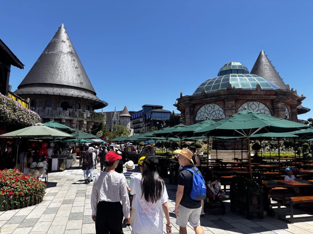 ベトナムバーナーヒルズのフランス村
