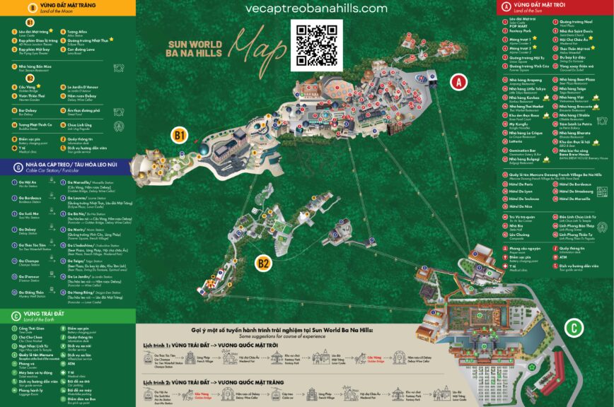 バーナーヒルズの地図