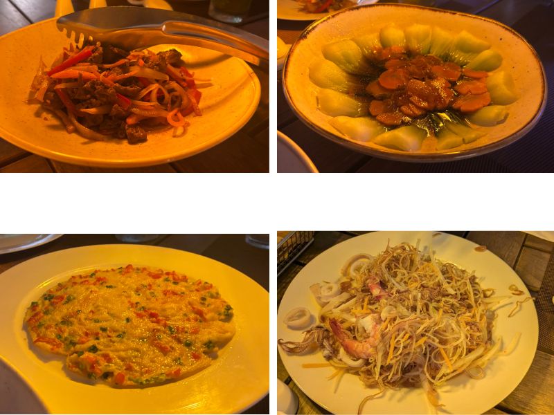 ベトナム・ダナンのvoco Ma Belle Danang「Ciela Skybar and Dining」の料理4つ
