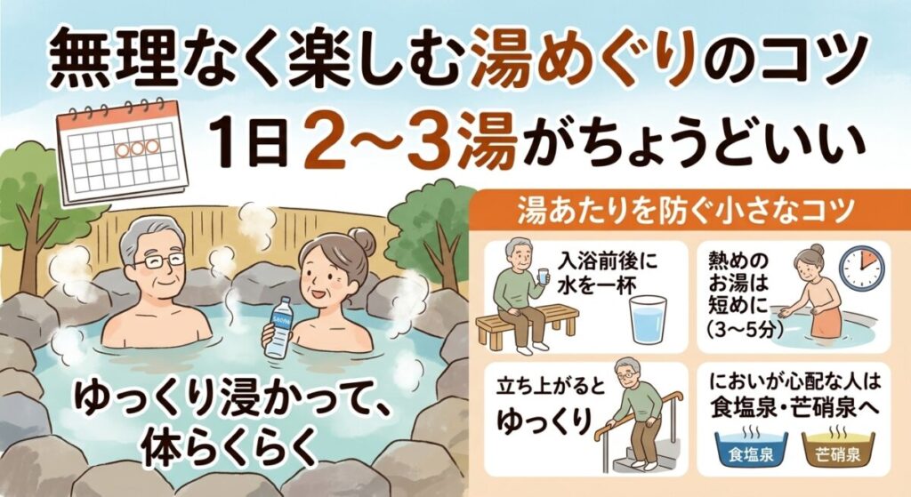 無理なく楽しむ湯巡りのコツ